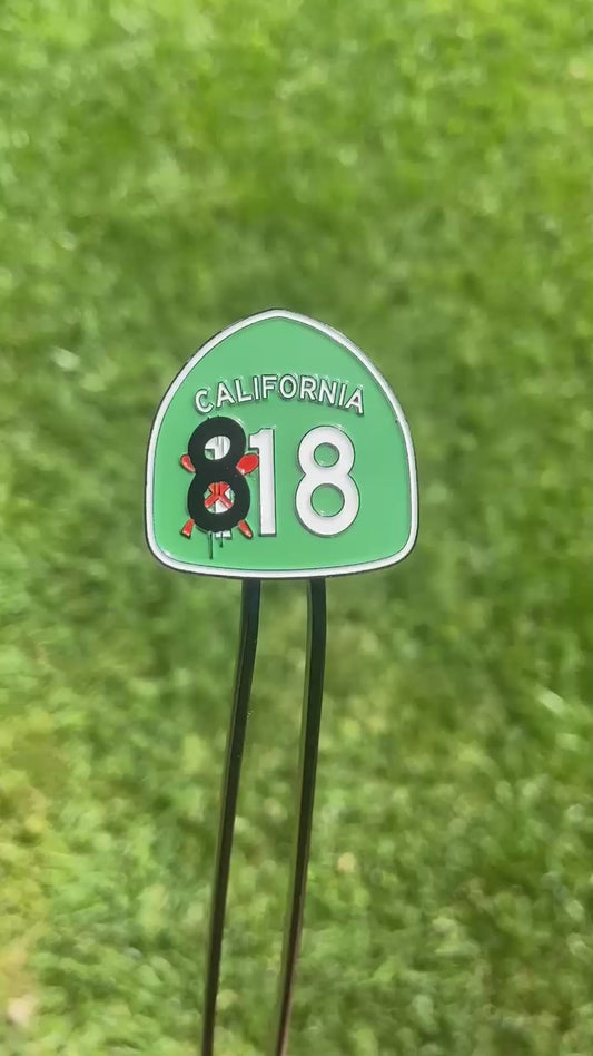 818 Green Freeway Sign