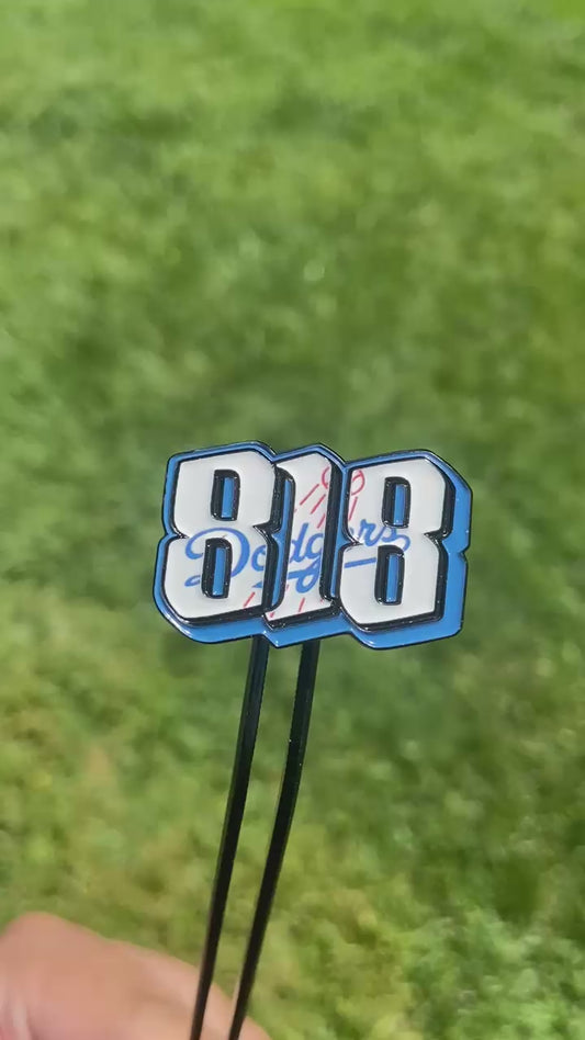 818 Pin Dodgers Small